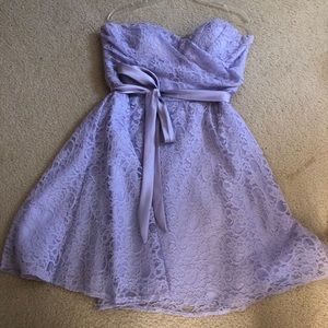 Lavender cocktail dress